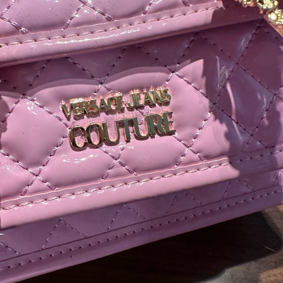 Beautiful pink Versace Jeans purse, barely used. - Picture 3 of 5